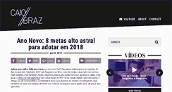 Desktop Screenshot of caiobraz.com.br